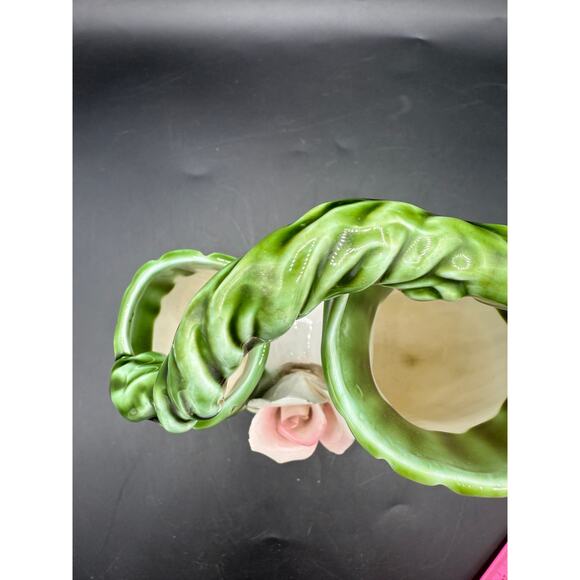 Royal Sealy Japan Porcelain Majolica Ceramic Flower Vase - Picture 3 of 5